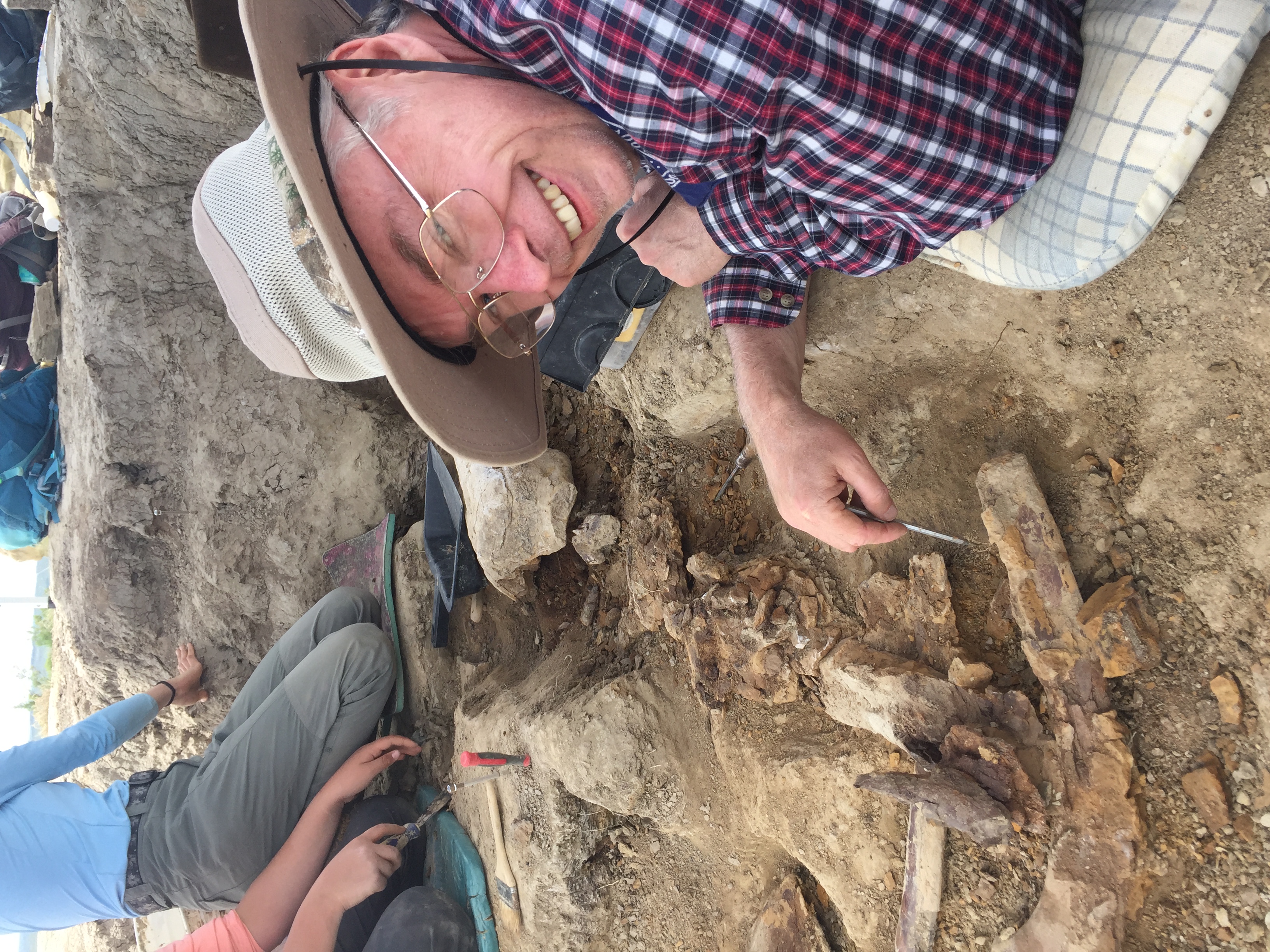 Dr. Neal Doran excavating
